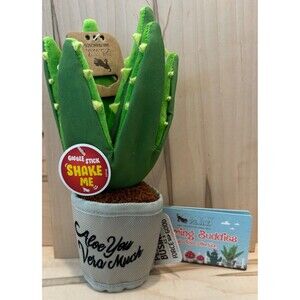 P.L.A.Y. Pet LifestylDog Toys; BRAND NEW w TAGS - Blooming Buddies Aloe-ve You